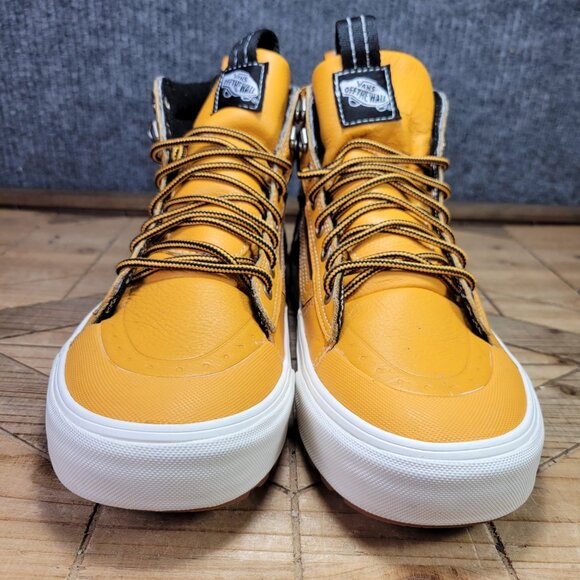 🔥 Vans SK8 HI MTE 2.0 DX Mens 9 Apricot /‎ Black All Weather Hiking Shoes Boots - Picture 4 of 11
